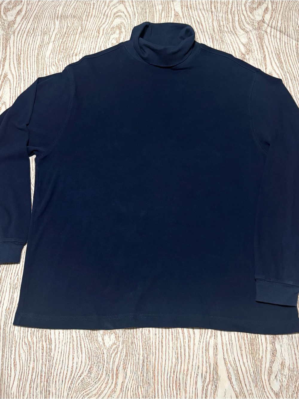 Puritan Navy Turtleneck Pullover Sweater